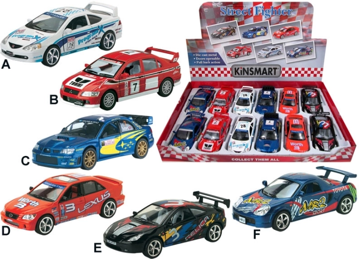 Kovinski model – dirkalni avtomobili