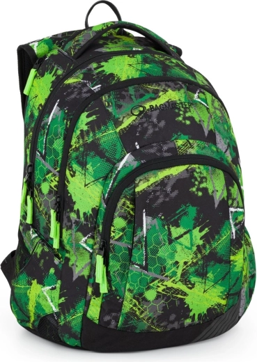 Bagmaster Lincoln student backpack green-black