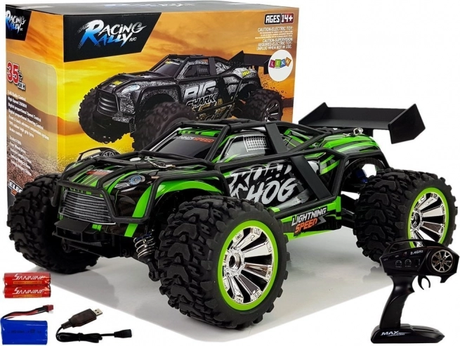 Daljinsko vodeno terensko vozilo 2.4G 1:18 zeleno