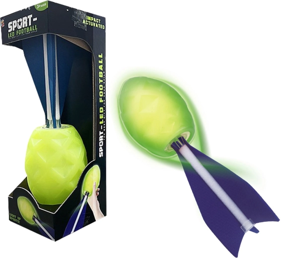 Igra Sticky Ball Game – svetleča LED lepljiva žoga