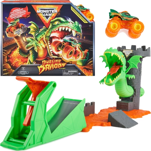 Monster Jam igralni komplet Spopad zmajev 1:64