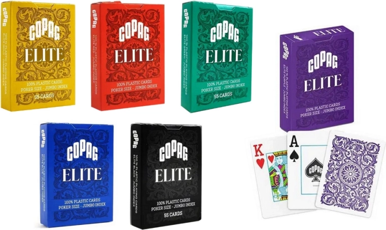 Igralne karte COPAG Elite Jumbo Face (mešane barve)