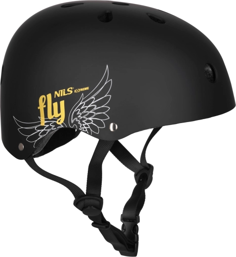 Čelada NILS Extreme FLY mat črna – XS (48–52 cm)