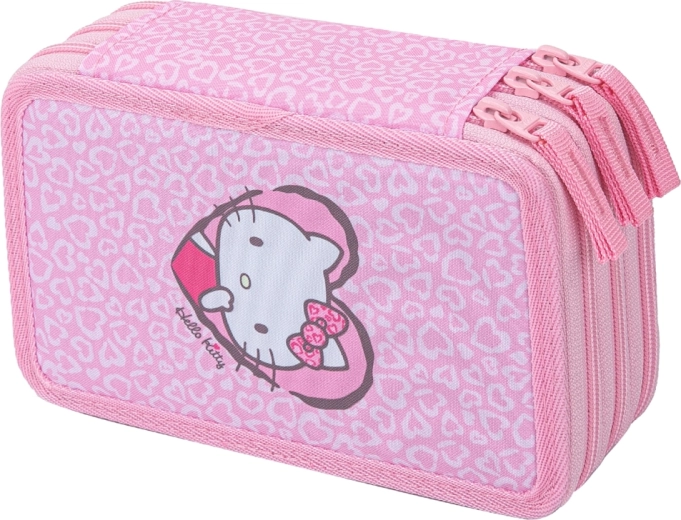 Baagl šolska triplastna peresnica Hello Kitty Sweet Leopard (GRS)