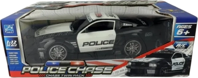 Radio-controlled police car with accessory pack