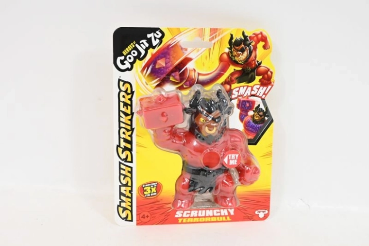 Heroes of Goo Jit Zu Smash Strikers Terrorbull raztegljiva figurica