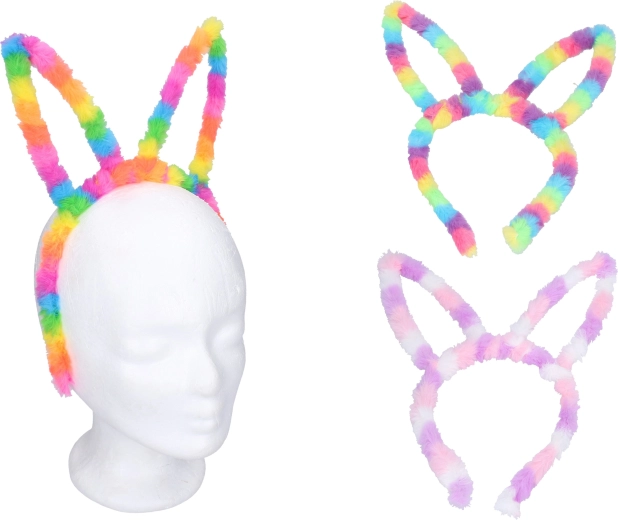 Carnival headband with bunny ears - 1 piece