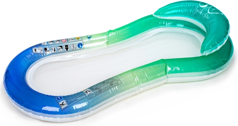 Napihljiva blazina z mrežo 153 × 72 cm