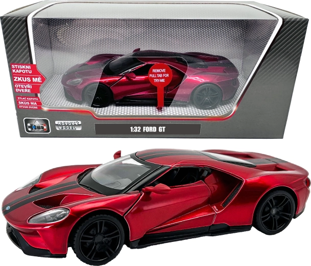 Kovinski model Ford GT 2017 v merilu 1 : 32 s svetlobnimi in zvočnimi učinki