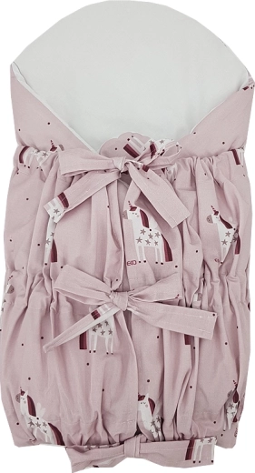 EKO bombažna povijalna odeja s kokosovo vložko Unicorn 75 × 75 cm