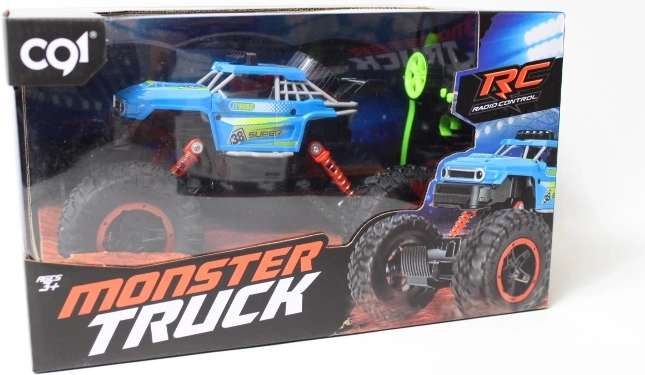 Remote-Controlled Car with Large Wheels