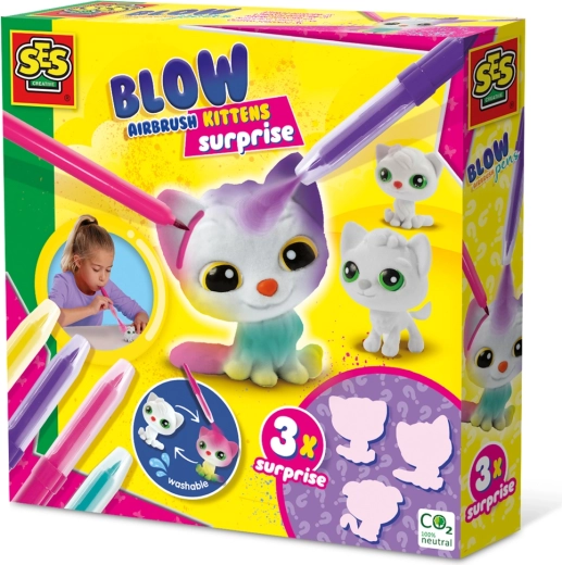 Blow Pens – 3 Kittens Creative Set