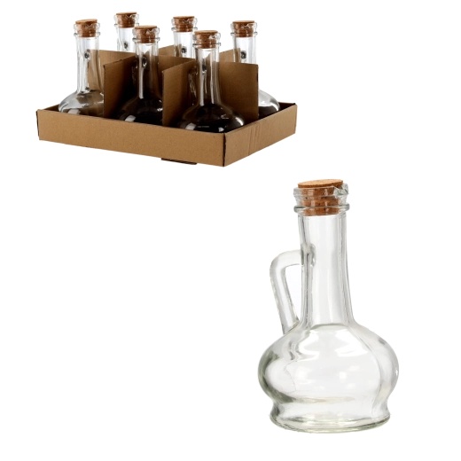 Steklenička s pluto zamaškom in ročajem 150 ml