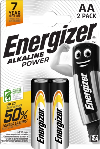 Alkalne baterije AA ENERGIZER Alkaline Power, 2 ks