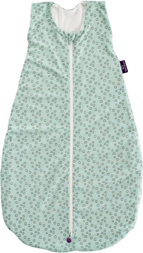 Summer sleeping bag Träumeland Liebmich Tencel Kreise mint 90 cm