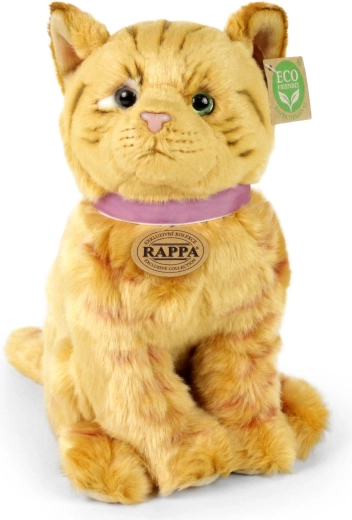 Rappa Plush Cat Brown 25 cm Eco-friendly
