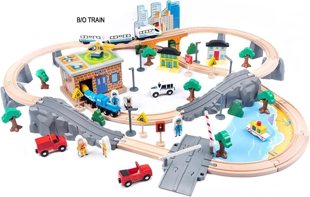 Lesena baterijska vlakovna proga, 95 kosov