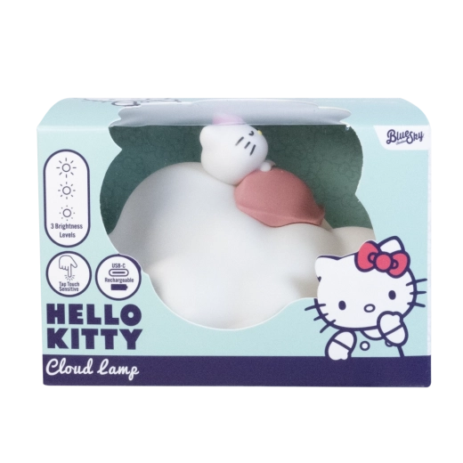 Nočna lučka Hello Kitty oblaček, na dotik in polnilna