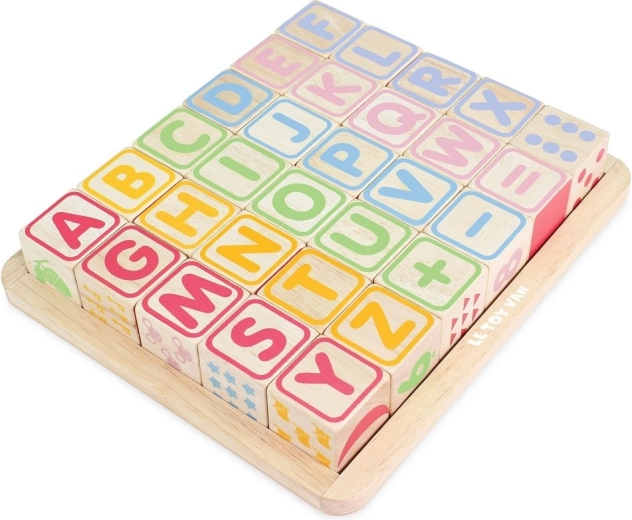 Lesene izobraževalne kocke ABC Le Toy Van