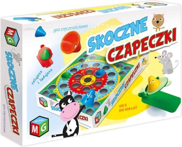Poskočne kapice – spretnostna igra