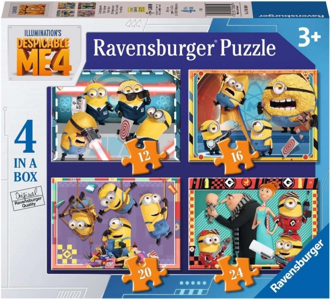 Ravensburger puzzle Jaz, baraba 4 – komplet 4 sestavljank (12–24 kosov)