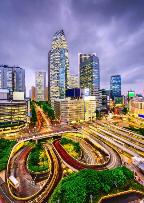 Sestavljanka Četrt Nishi-Shinjuku, Tokio 1000 koščkov