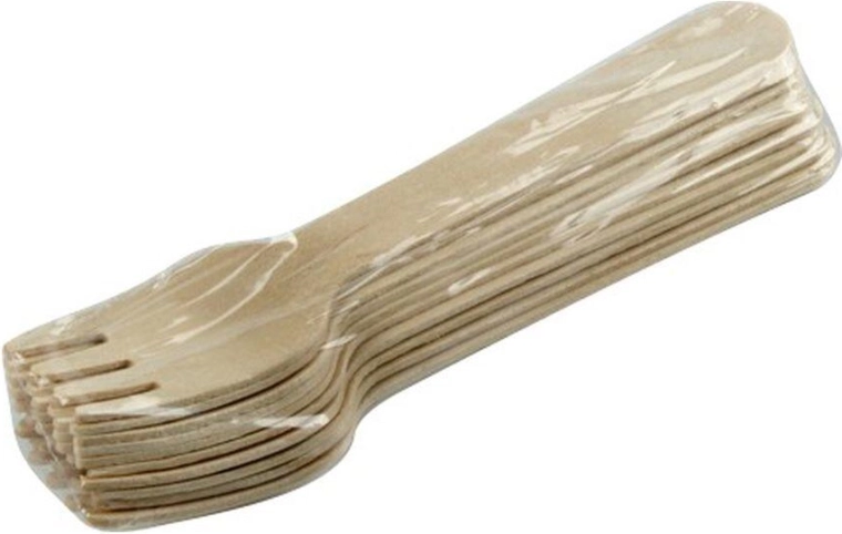 Lesene enkratne vilice 160 mm (10 kos)