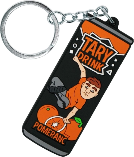 Tary orange drink keychain