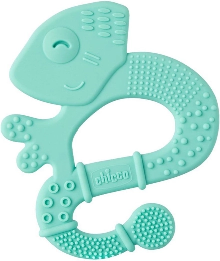Chicco silikonsko grizalo Super Soft kameleon modro 2m+