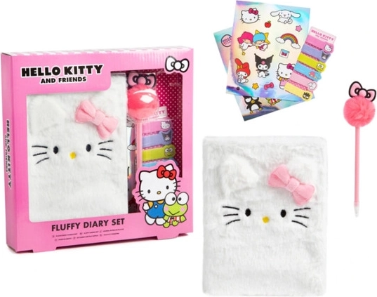 Hello Kitty plišasti dnevnik s kompletom dodatkov