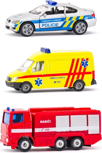 SIKU komplet reševalnih vozil slovenska različica