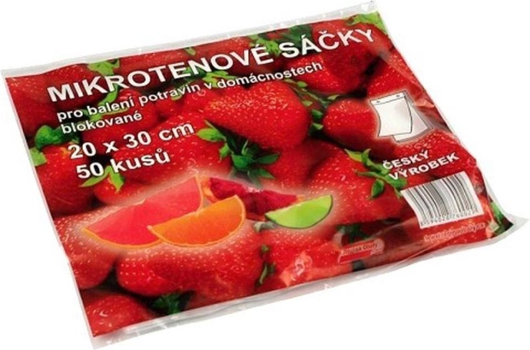 Mikrotenski vrečki 1 l 20 × 30 cm, 50 kos