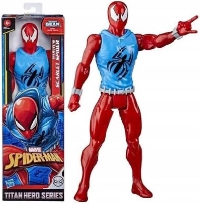 Figurica Marvel Spider-Man Titan Hero Series Scarlet Spider, 30 cm