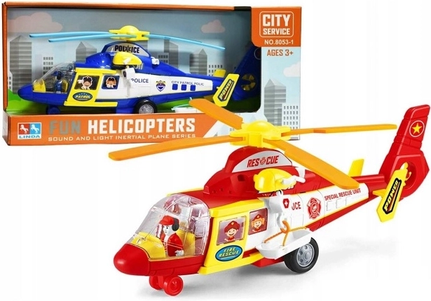 Helikopter 38 cm z lučmi in zvoki