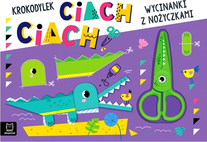 Cut-outs with Scissors Little Crocodile Splash, Splash!