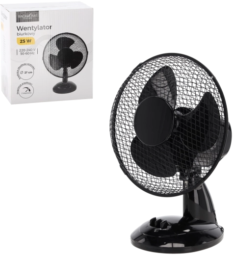 Namizni ventilator črn 25 W