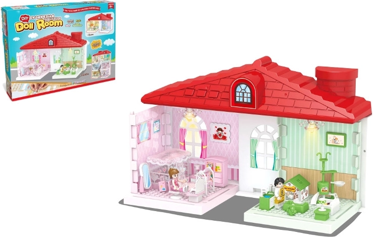 Plastic playhouse with light and sound with accessories