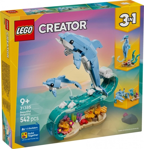 lego creator 3v1 morske živali: čudoviti delfin