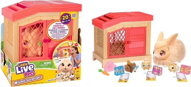 Little Live Pets Mama Surprise interactive bunny with babies