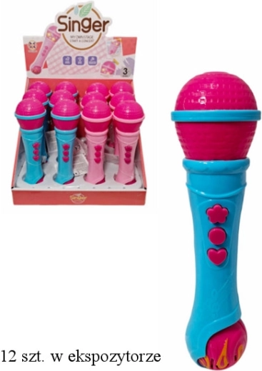 Otroški mikrofon z zvoki, melodijami in lučkami