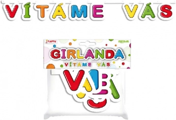 Papirnata girlanda Dobrodošli