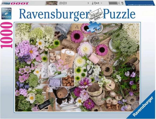 Sestavljanka 1000 kosov – lepe rože RAVENSBURGER
