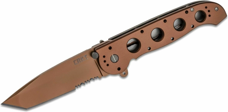 Žepni nož CRKT M16-14D Desert Tanto, rjavo eloksiran aluminij