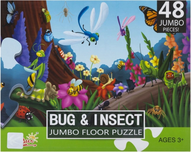 XXL otroške puzzle svet žuželk 48 kosov – 1 kos