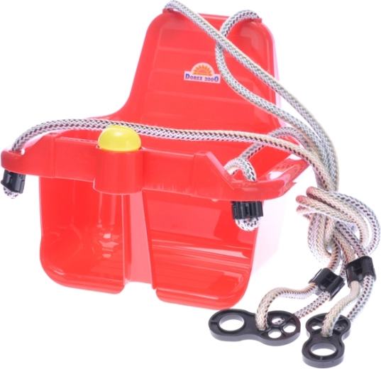 Otroško gugalnico s hupo – rdeča