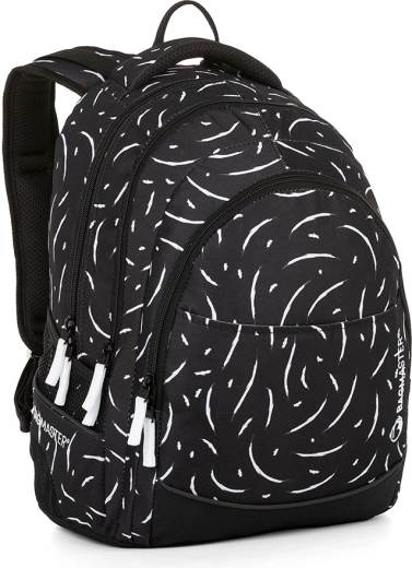 Bagmaster Digital student backpack black-white