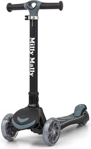 Otroški trikolesni skiro Milly Mally Boogie, črn