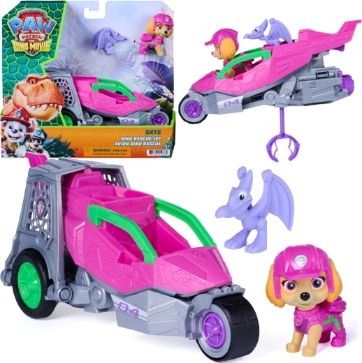 Tačke na patrulji Dino film: Skye Dino Rescue reaktivno letalo s figuricami