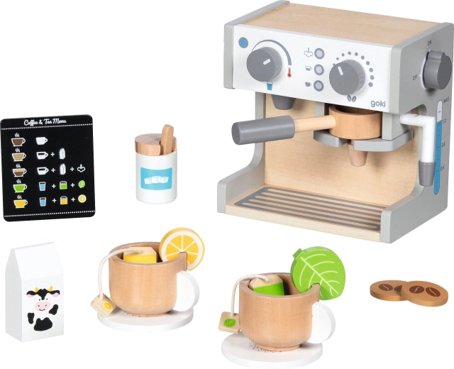 Wooden coffee and tea station - 1 piece