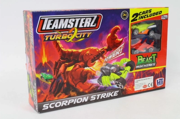 Teamsterz Beast Machines Tor: napad škorpijona + 2 avtomobilčka